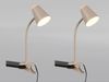 2er SET LED Klemmleuchten Beige flexibel biegsam, Höhe 33cm Bild 3