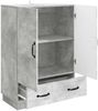 vidaXL Sideboard Betongrau 66 x 34,5 x 92 cm Holzwerkstoff 895358 Bild 2