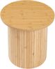 Beistelltisch Ledepid 40xØ40 cm mit überstehender Tischplatte Natur [en. casa] Bild 4