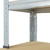shelfplaza HOME 190x80x60 cm Werkbank Regal in grau-verzinkt mit 6 Böden und 145 kg Traglast pro Boden Bild 2