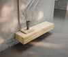 Lowboard Cuor 150 cm Keramik Laminam® Sabbia Eichefarbig 1 Klappe 1 Schubfach Schwebend Bild 4