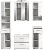 welltime Badmöbel-Set SIENA, 5 teilig, inklusive LED Beleuchtung, bestehend aus:, (Set, 5-St, TOPSELLER), Hochschrank, WBU, Spiegelschrank, Unterschrank, Hängeschrank Bild 4