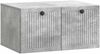 vidaXL Wandmontierter TV-Schrank Betongrau 59,5 x 41 x 30 cm 897998 Bild 2