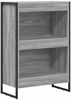 vidaXL Bücherregal Graues Sonoma 60 x 30 x 86,5 cm Holzwerkstoff 886387 Bild 2