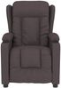 vidaXL Massagesessel Dunkelbraun Stoff 339063 Bild 2