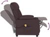 vidaXL Massagesessel Dunkelbraun Stoff 339063 Bild 5