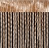 Arsvita Fadenvorhang Metallik-Optik mit Stangendurchzug, Türvorhang 140x250cm (Gold) Bild 4