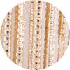 Arsvita Fadenvorhang Metallik-Optik mit Stangendurchzug, Türvorhang 140x250cm (Gold) Bild 5