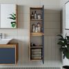 Roomart, Badezimmermöbel, Hochschrank, 35 cm breit, Badregal Bild 3