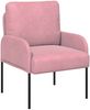 vidaXL Sofagarnituren mit Kissen 3 pcs Rosa 115 x 56 x 80 cm Sperrholz 3406220 Bild 4