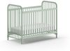 BRONXX Babybett mit Liegefläche 60x120 cm, Ausf. Metall Olivegrün matt Bild 4