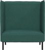 vidaXL Hoher Rücken Sofa 101cm Dunkelgrün Stoff 42010837 Bild 4