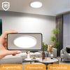 ZMH Deckenlampe LED Deckenleuchte Flach - Schlafzimmerlampe 18CM Badezimmerlampe 15W Küchenlampe Schlafzimmer weiß Deckenbeleuchtung Flurlampe Decke Badlampe 6500K für Küche Flur Bild 2