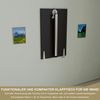KDR Produktgestaltung Klapptisch 80x50 Wandklapptisch Esstisch Küchentisch Schreibtisch Wand Tisch, Schwarz Bild 3