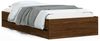 vidaXL Bettgestell mit Schubladen Braun Eichen-Optik 90x200 cm 3207300 Bild 2