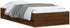 vidaXL Bettgestell mit Schubladen Braun Eichen-Optik 90x200 cm 3207300 Bild 3