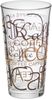 Bormioli Rocco Longdrinkglas Longdrinkbecher 370 ml Latte Macchiato, 12 Stück, 12-tlg, Glas, Coffee-Dekor, stapelbar, spülmaschinengeeignet Bild 3