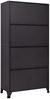 vidaXL Schließfachschrank Anthrazit 90 x 45 x 180 cm Stahl Bild 4