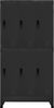 vidaXL Schließfachschrank Anthrazit 90 x 45 x 180 cm Stahl Bild 2