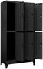 vidaXL Schließfachschrank Anthrazit 90 x 45 x 180 cm Stahl Bild 5