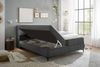 Boxbett >ATLANTIS 6< Liegefläche 180x200 cm, Bezug in anthrazit - 185x102x240cm (BxHxT) Bild 3