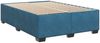vidaXL Boxspringbett mit Matratze Dunkelblau 140x190 cm Samt 3286304 Bild 5