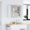 vidaXL Küchen-Hängeschrank mit Glastür Kalmar Grau Sonoma Holzwerkstoff 853673 Bild 4