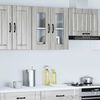 vidaXL Küchen-Hängeschrank mit Glastür Kalmar Grau Sonoma Holzwerkstoff 853673 Bild 3
