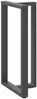 vidaXL Bartischbeine T-Form 2 Stk. Anthrazit 60x35x(110-111) cm Stahl 4013106 Bild 4