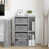 vidaXL Sideboard mit Schubladen Graues Sonoma 60 x 33,5 x 84 cm 8000473 Bild 4
