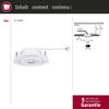 Paulmann 99997 LED Einbauleuchten 20er-Set schwenkbar 3000K Weiß Bild 4