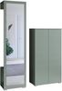 OTTO home Garderoben-Set PARIS/ TOKYO, (Komplett-Set, 2-St), Garderoben-Set Breite 130cm, moderne grifflose Flurmöbel Kleiderstange Bild 1