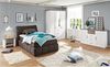 Kleiderschrank >Lebbie< in Pinie Weiß - 150x212x62cm (BxHxT) Bild 3