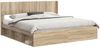 vidaXL Bettgestell mit Stauraum und Kopfteil Sonoma-Eiche 180 x 200 cm 3414181 Bild 2