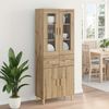 vidaXL Highboard Artisan-Eiche 69,5 x 34 x 180 cm Holzwerkstoff 3415890 Bild 4