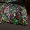 Estella Mako-Satin Bettwäsche 135x200 Mystical Flowers Farbrausch schwarz 7506-985 Bild 3