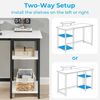 Schreibtisch 140cm mit Stauraum und Monitorständer für Home Office Bild 5