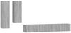 vidaXL 4-tlg. TV-Schrank-Set Grau Sonoma Holzwerkstoff 3114636 Bild 2