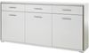 Sideboard >Trento< in Weiß-Hochglanz tiefzieh Nachbildung - 184x89x45 (BxHxT) Bild 3