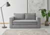 Sofa 2-Sitzer Pesaro in grau Cord 180 cm Bild 5