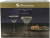 Pasabahce 440328 4er Pack Elysia Golden Touch Kelchglas/Martiniglas Bild 3