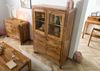 Highboard Sheesham 100x45x150 braun lackiert ANCONA #130 Bild 2