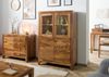 Highboard Sheesham 100x45x150 braun lackiert ANCONA #130 Bild 3