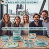 SÄNGER Steingut Dessertteller Bombay Breeze 4 teilig Bild 5
