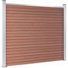 vidaXL Zaunelement WPC 180x146 cm Braun 148980 Bild 3