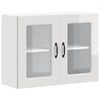 vidaXL Küchen-Hängeschrank mit Glastür Kalmar Hochglanz-Weiß Holzwerkstoff 853609 Bild 2