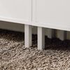 SoBuy FSR151-H-W Schuhschrank, MDF, Lackiert, Weiß, 50 x 129 x 19 cm Bild 5
