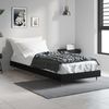 vidaXL Bettgestell Schwarz 75x190 cm Holzwerkstoff 832206 Bild 3