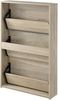 en.casa Schuhschrank Lund 102,5 x 63 x 17 cm Verspiegelt Eiche Bild 3