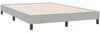 vidaXL Bettgestell ohne Matratze Hellgrau 160x220 cm Samt 4101409 Bild 2